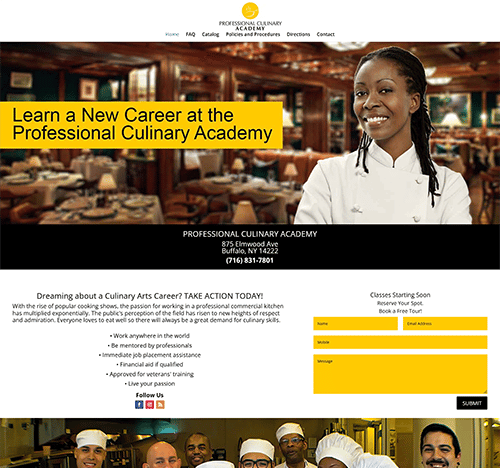 Culinary Arts Chef School Buffalo NY